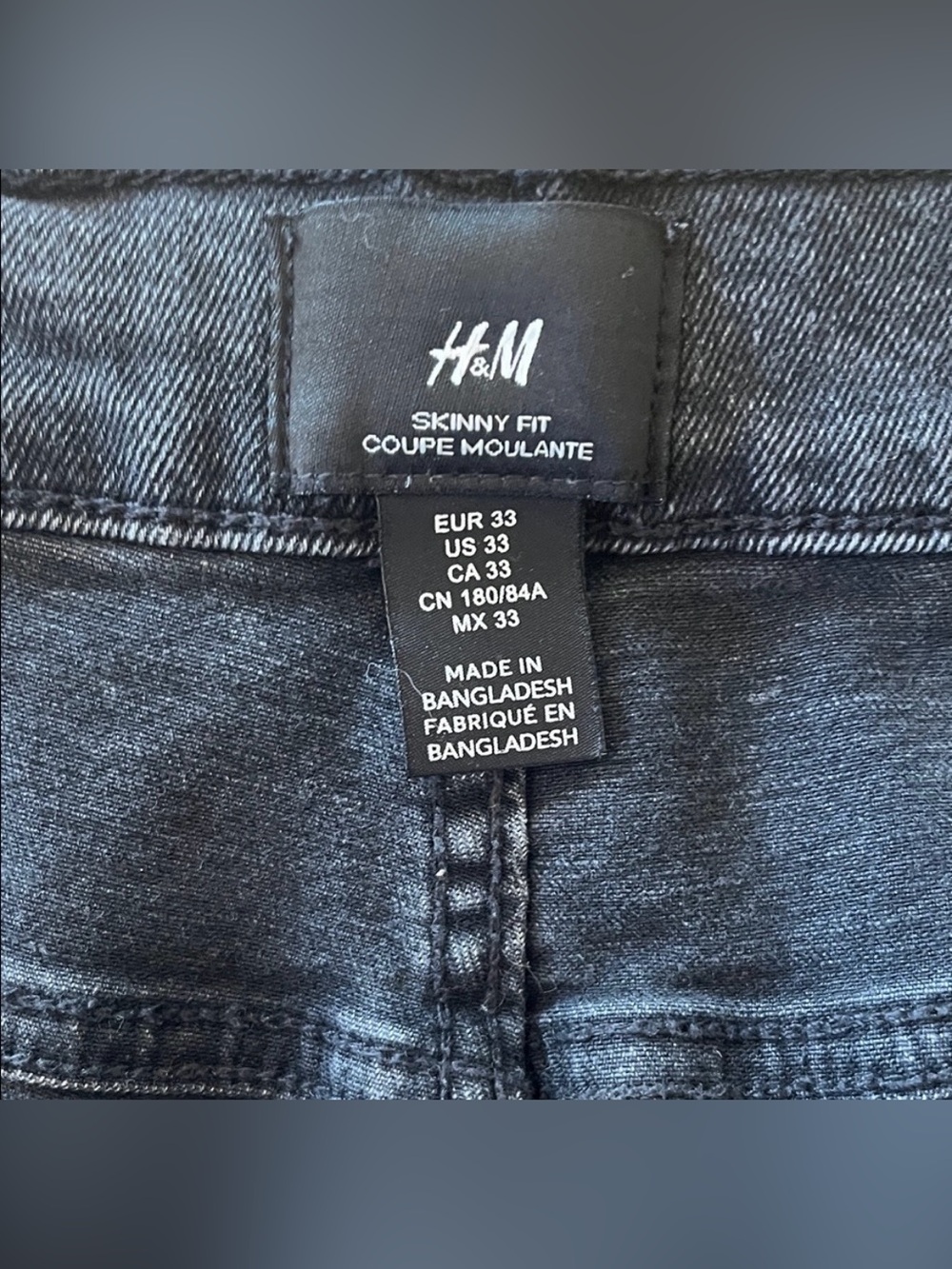H&M Men’s Distressed Skinny Jeans - Picture 9 of 10